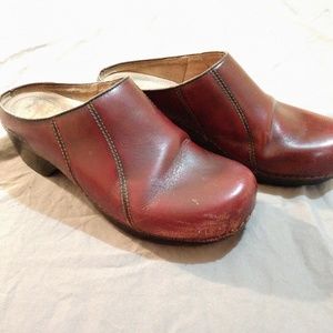 42 Dansko 11.5 - 12 Open Back Mule Clogs Leather